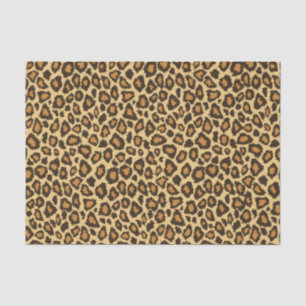 Leopard Yellow Animal Print Tissuepapier