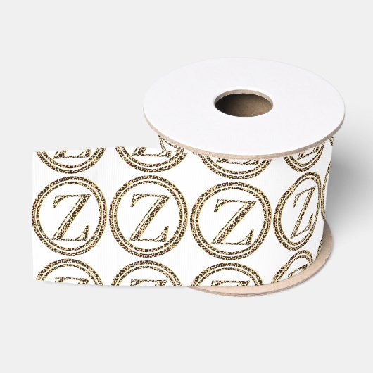 Leopard Z Grosgrain Lint (Spoel)