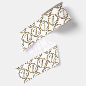 Leopard Z Grosgrain Lint (Achterkant)