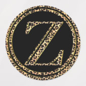 Leopard Z Labels (Design 1)