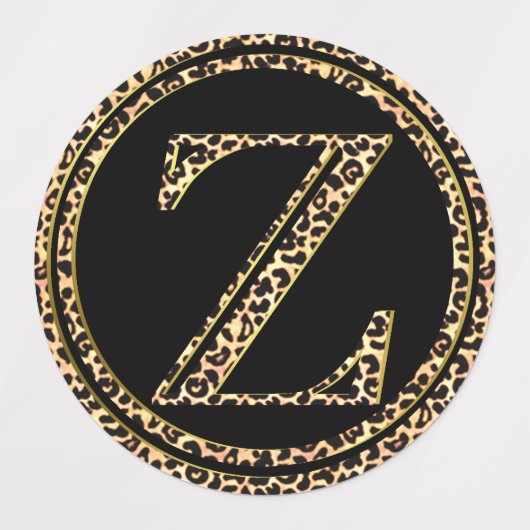Leopard Z Labels (Design 1)