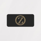 Leopard Z Labels (Design 2)