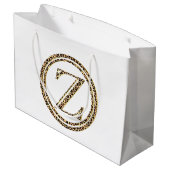 Leopard Z Large Cadeautasje (Achterkant Gekanteld)