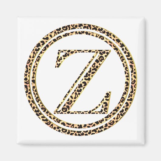 Leopard Z Magneet (Voorkant)