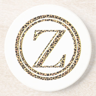 Leopard Z Zandsteen Onderzetter