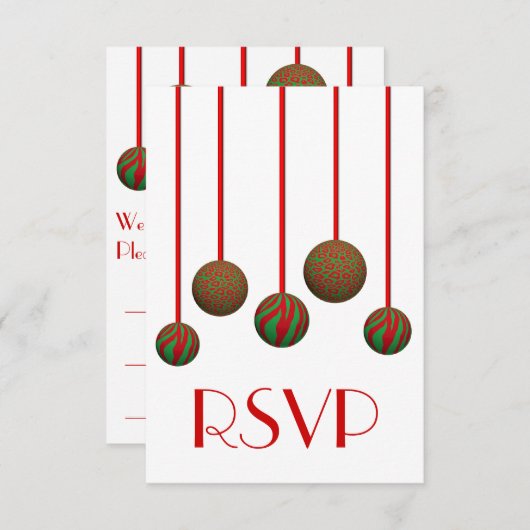 Leopard Zebra Kaart (Voorkant / Achterkant)