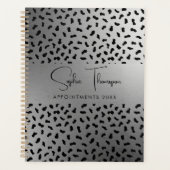 Leopard zilver nieuwjaar planner (Voorkant)
