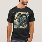 Leopard Zodiac Capricorn T-shirt (Voorkant)