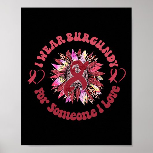 Leopard Zonnebloem Sikkelcelkanker Awareness App Poster (Voorkant)