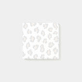 Leopard zwart Sinaasappel Wild Animal huidpatroon Post-it® Notes (Voorkant)