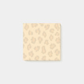 Leopard zwart Sinaasappel Wild Animal huidpatroon Post-it® Notes (Voorkant)