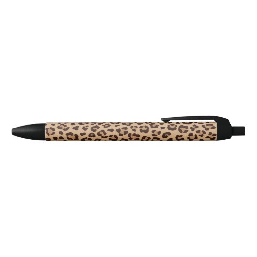 "Leopard" Zwarte Inkt Pen (Bovenkant)