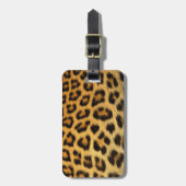 Leopardafdruk Bagagelabel (Voorkant verticaal)