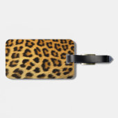 Leopardafdruk Bagagelabel (Achterkant horizontaal)