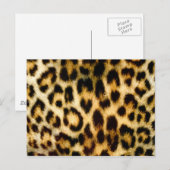 Leopardafdruk Briefkaart (Voorkant / Achterkant)