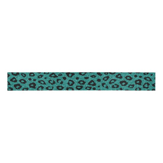 Leopardafdruk Grosgrain Lint (Voorkant)