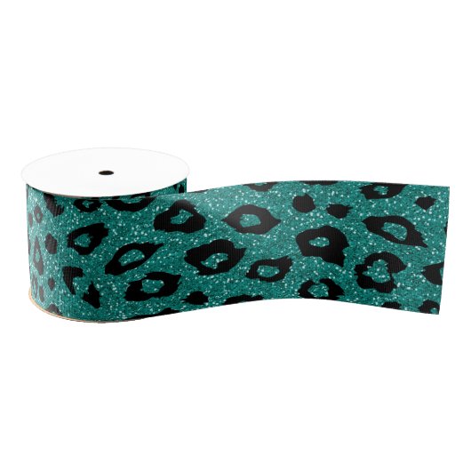 Leopardafdruk Grosgrain Lint (Spoel)