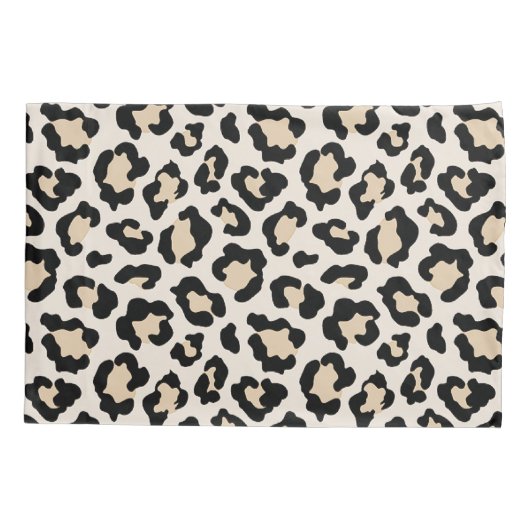 Leopardafdruk Kussensloop (Achterkant)