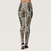 Leopardafdruk Leggings (Achterkant)