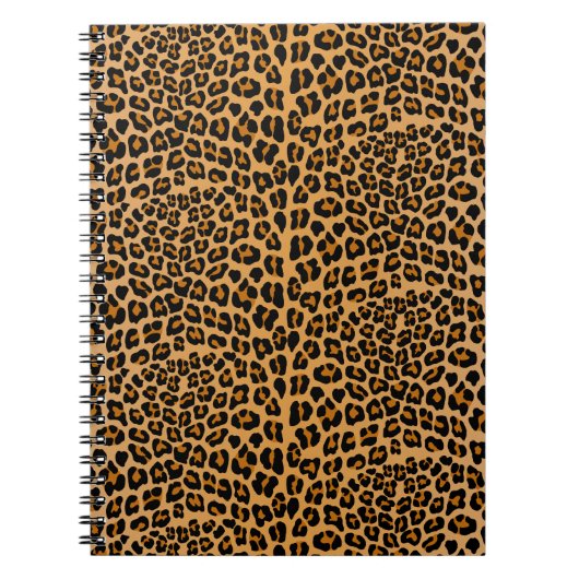 Leopardafdruk Notitieboek (Voorkant)
