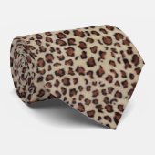 Leopardafdruk Stropdas (Opgerold)