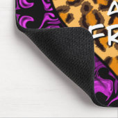 Leopardafdruk | wild en vrij hart | Liefde Muismat (Hoek)