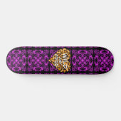 Leopardafdruk | wild en vrij hart | Liefde Persoonlijk Skateboard (Horizontaal)