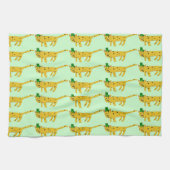 Leopardchauns Theedoek (Horizontaal)