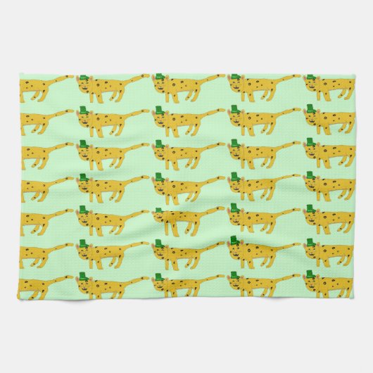 Leopardchauns Theedoek (Horizontaal)