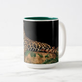 Leopardentasse Tweekleurige Koffiemok (Voorkant rechts)