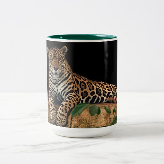 Leopardentasse Tweekleurige Koffiemok (Center)