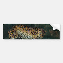 Leopardess (door Jean-Baptiste Oudry) Bumpersticker