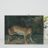 Leopardess (door Jean-Baptiste Oudry) Kaart (Staand voorkant)
