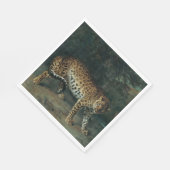 Leopardess (door Jean-Baptiste Oudry) Servet (Hoek)