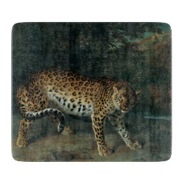 Leopardess (door Jean-Baptiste Oudry) Snijplank