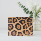 Leopardhuid Briefkaart (Staand voorkant)