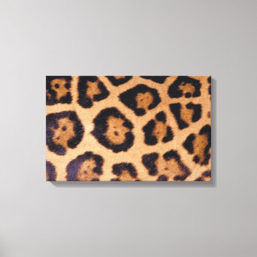 Leopardhuid Canvas Afdruk (Voorkant)