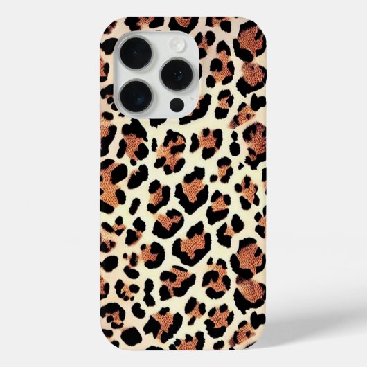 Leopardhuid Case-Mate iPhone Case (Achterkant)