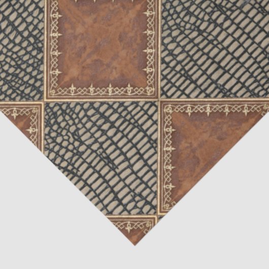  leopardleder slang zwarte ontkoppeling tissuepapier (Detail)