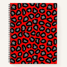 leopardo rojo notitieboek