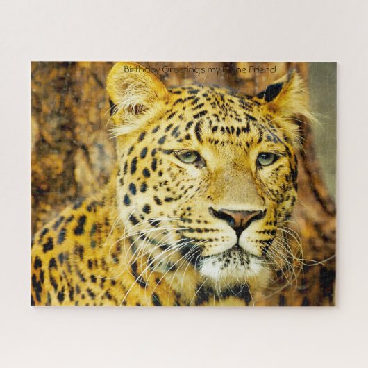 Leopards Big Cats. Jigzaag Puzzle Legpuzzel (Horizontaal)