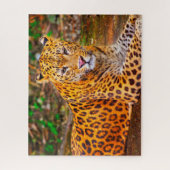 Leopards Big Cats. Legpuzzel (Verticaal)