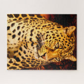 Leopards Big Cats. Legpuzzel (Horizontaal)