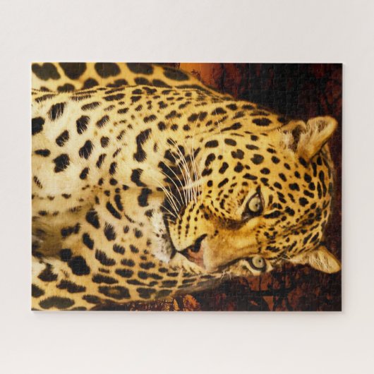 Leopards Big Cats. Legpuzzel (Horizontaal)