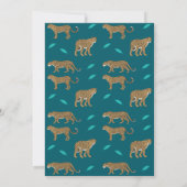 Leopards Happy Birthday Kaart (Achterkant)