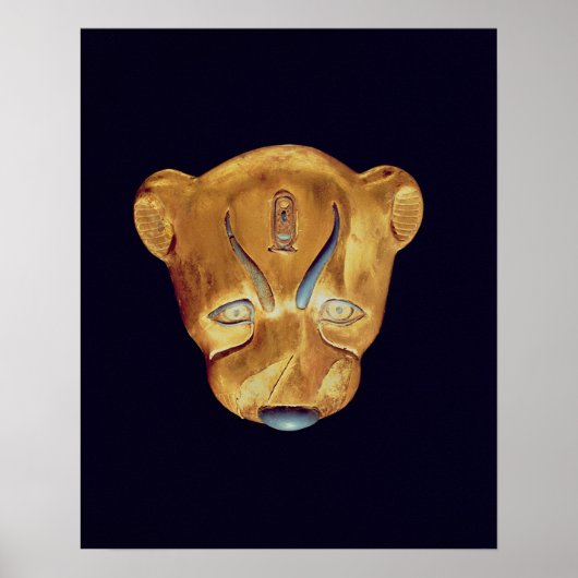 Leopard's hoofd, van de Tutankhamun Poster (Voorkant)