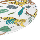 Leopards in jungle, hand-drawn pattern. snijplank (Hoek)