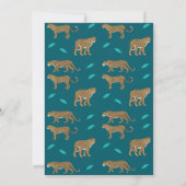 Leopards Thank you Card Kaart (Achterkant)