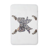 leopardschoen badmat (Voorkant Verticaal)