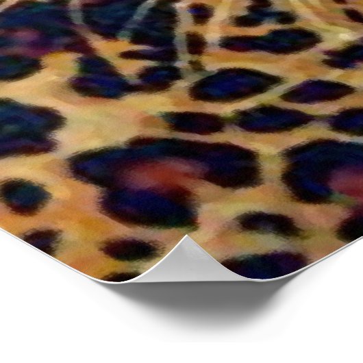 Leopardverf Poster (Hoek)